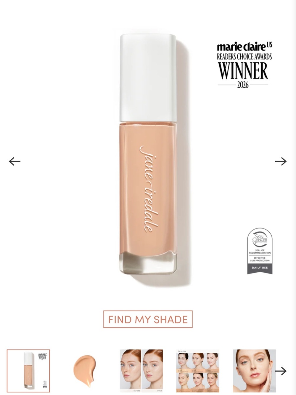 Jane Iredale Skintuition Radiance Boosting Liquid Foundation - 14 Fair